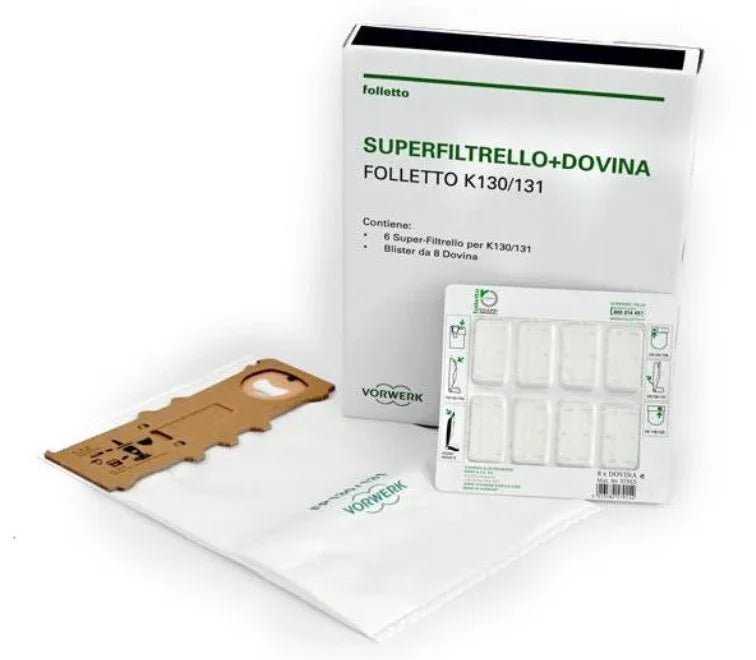 Superfiltrello più dovina K1 per VK130 VK131 originale vorwerk 43729 - proricambi.it