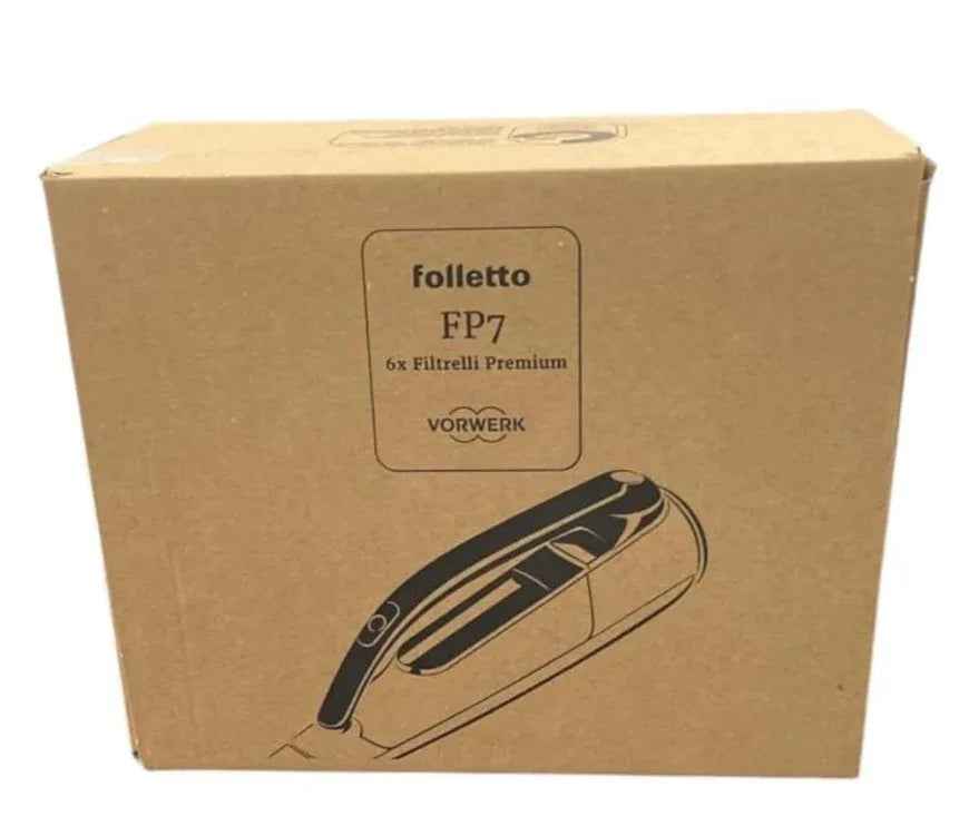 Kit da 6 pezzi Filtrello Premium FP7 per VK7S 01040 originali Vorwerk