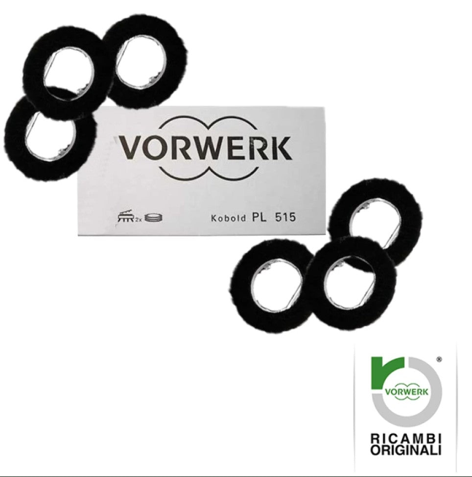 Confezione 6 pad per PL515 originale vorwerk 45034