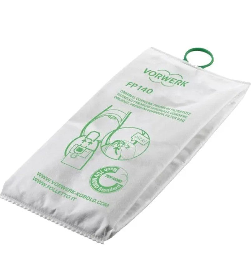 Sacchetti super filtrello 30 pezzi VK140 VK150 Originali Vorwerk 41432KIT5PZ