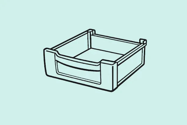 Cassetto centrale per freezer quattro porte Midea