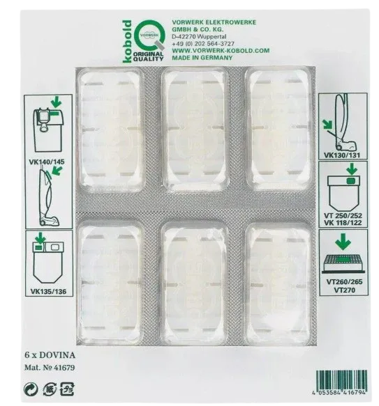 Dovina 6 pezzi originale vorwerk 01069 - proricambi.it