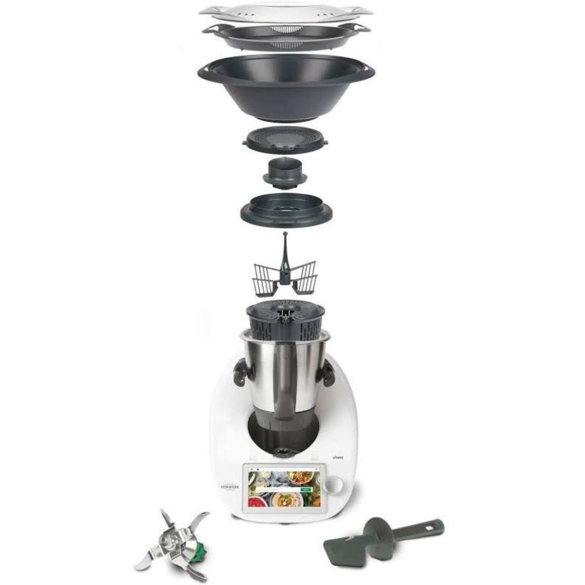 Boccale con impugnatura per bimby TM6 2,2 litri originale vorwerk 32979 - Proricambi.it