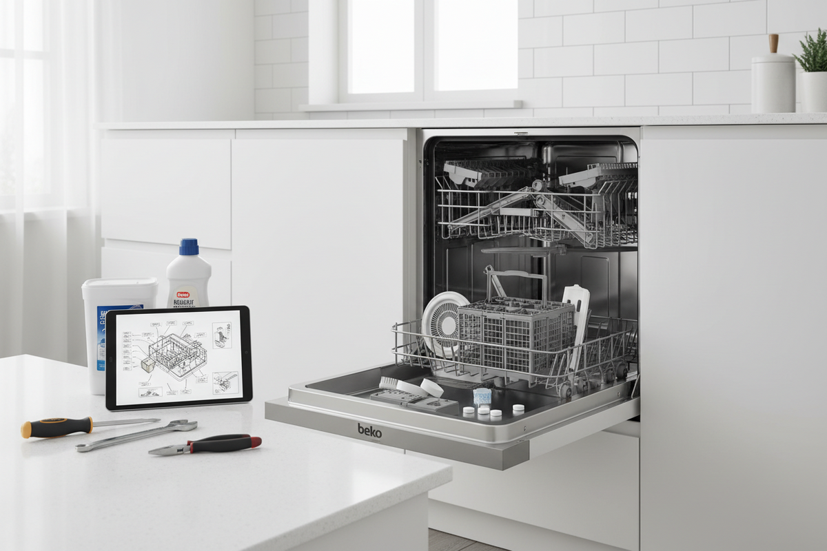 Lavastoviglie Beko non lava bene: piatti sporchi e residui di cibo dopo il ciclo? Ecco le 3 cause e i ricambi - Proricambi.it