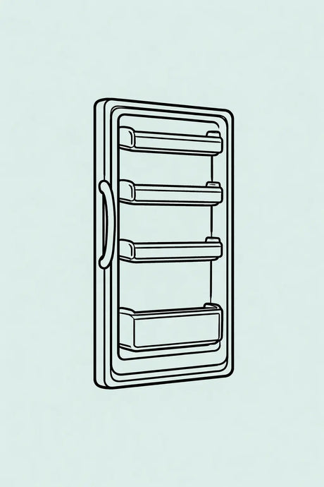 Porta sportello frigorifero Beko Candy Haier Midea Whirlpool ricambio originale