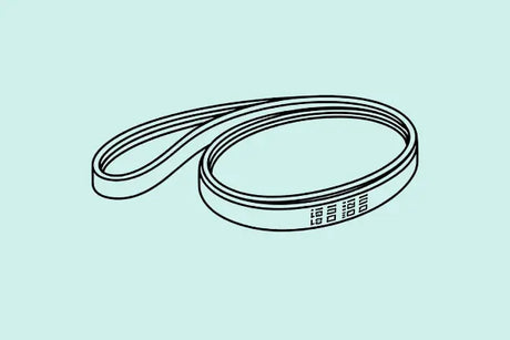 Cinghia lavatrice Beko Candy Haier Midea Whirlpool ricambio originale compatibile