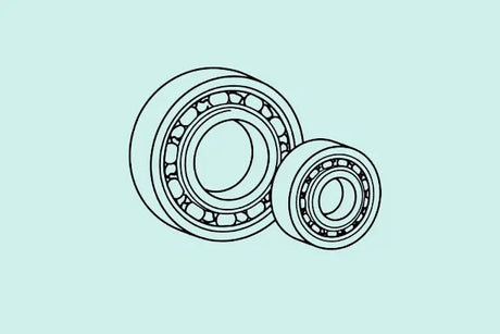 Cuscinetti lavatrice Beko Candy Haier Midea Whirlpool ricambio originale compatibile