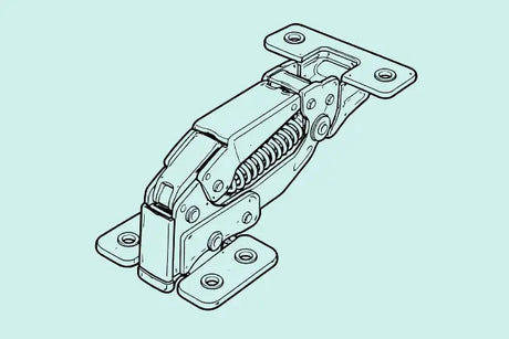 Supporto cerniera elettrodomestico Midea ricambio originale compatibile