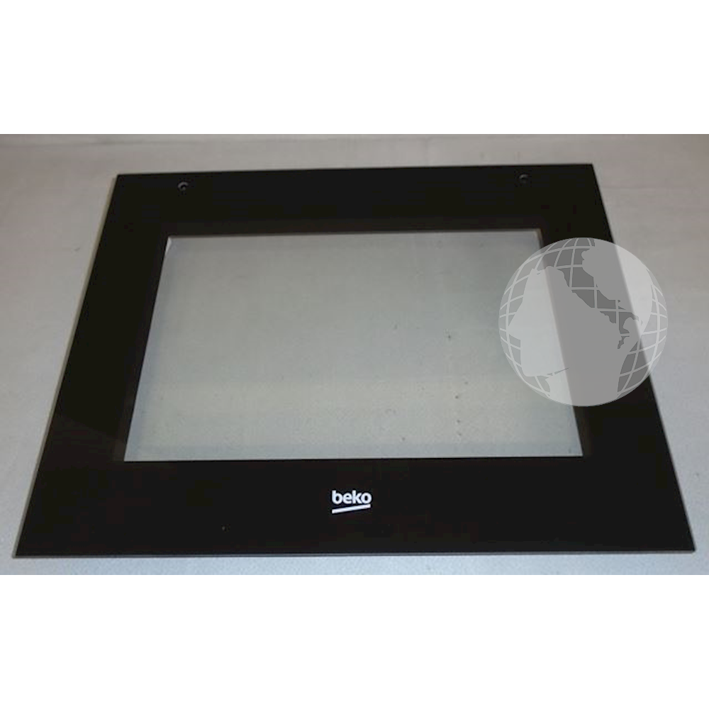 Vetri porta forno: 210301034 Sportello in vetro temperato per forno (Originale Beko) no maniglia e cerniere Dimensioni: 594x461x37mm BEKO