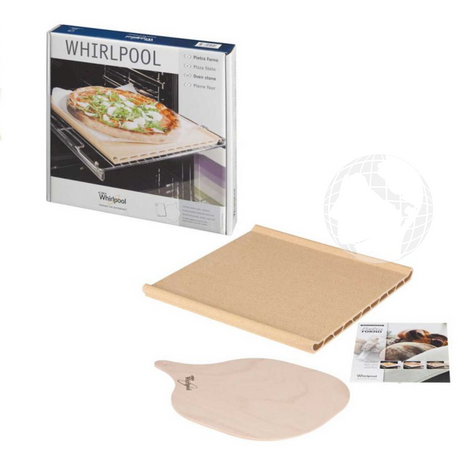 Leccarde - Teglie - Griglie forno: 484000000276 Kit Pizza WHIRLPOOL