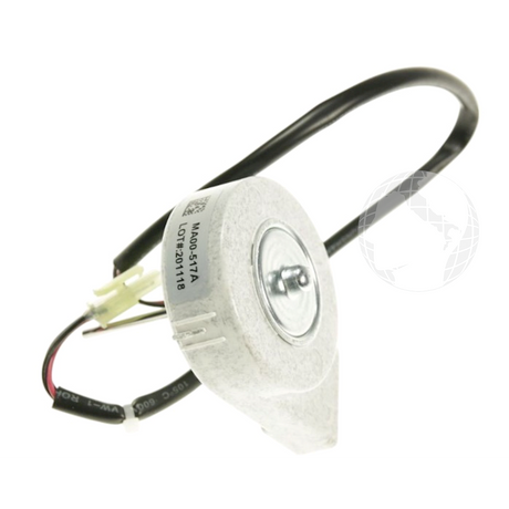 Ventole - Giranti: 11002015001686 Motoventilatore MIDEA