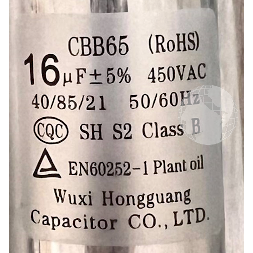 Parti funzionali varie: 17400101000261 Capacitor DE14-617 RoHS 16UF 450V MIDEA