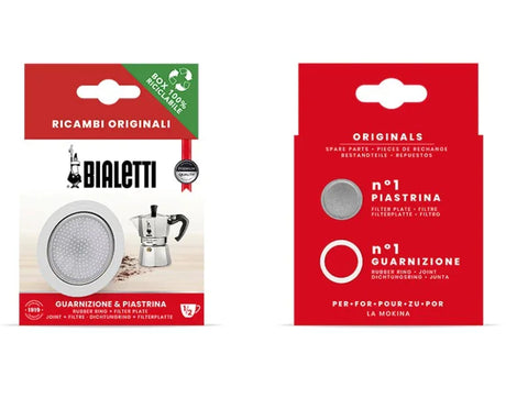 Guarnizioni più piastra per mokina originale Bialetti 0800030 - proricambi.it