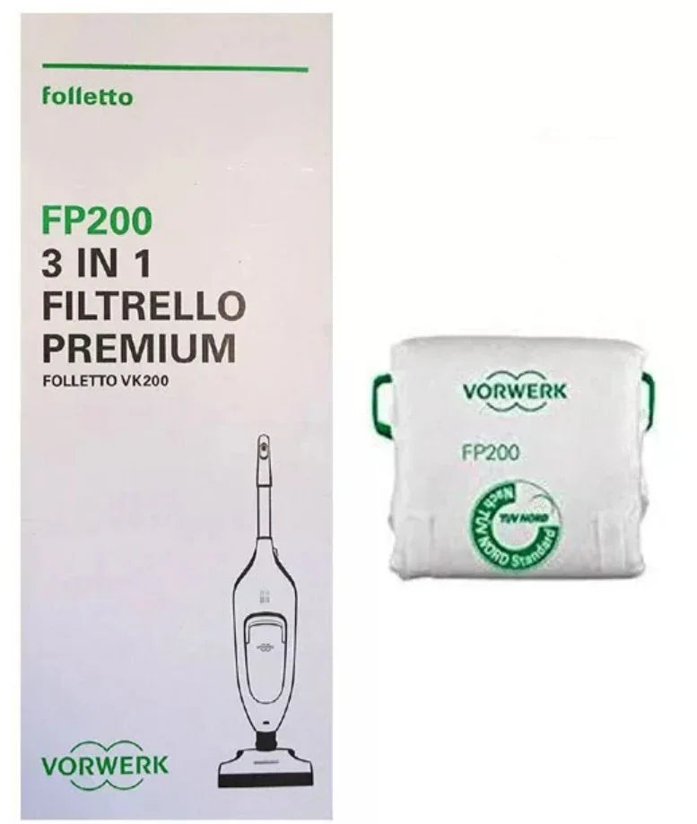 Filtrello premium per aspirapolvere VK200 6 pezzi originale vorwerk 01141 - proricambi.it