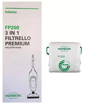 Filtrello premium per aspirapolvere VK200 6 pezzi originale vorwerk 01141 - proricambi.it