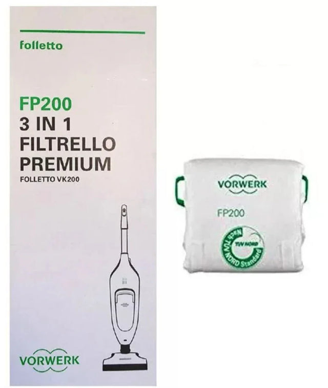 Filtrello premium per aspirapolvere VK200 6 pezzi originale vorwerk 01141 - proricambi.it