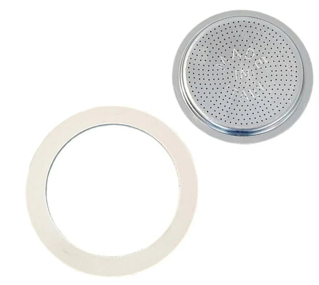 Guarnizione e piastina caffettiera 6 tazze originale Bialetti 0800412 - proricambi.it