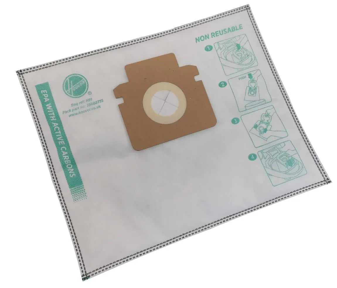 Sacchetti aspirapolvere Hoover H91 originali 35602735 - proricambi.it