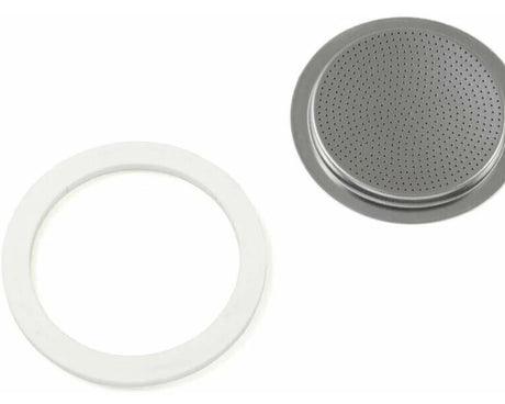 Guarnizione e piastina caffettiera 6 tazze originale Bialetti 0800412 - proricambi.it