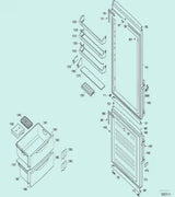 Cassetto freezer inferiore per frigo congelatore Liebherr originale 979118500