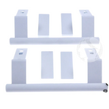 Kit maniglia 153 mm bianca frigorifero Liebherr 909603600 - proricambi.it
