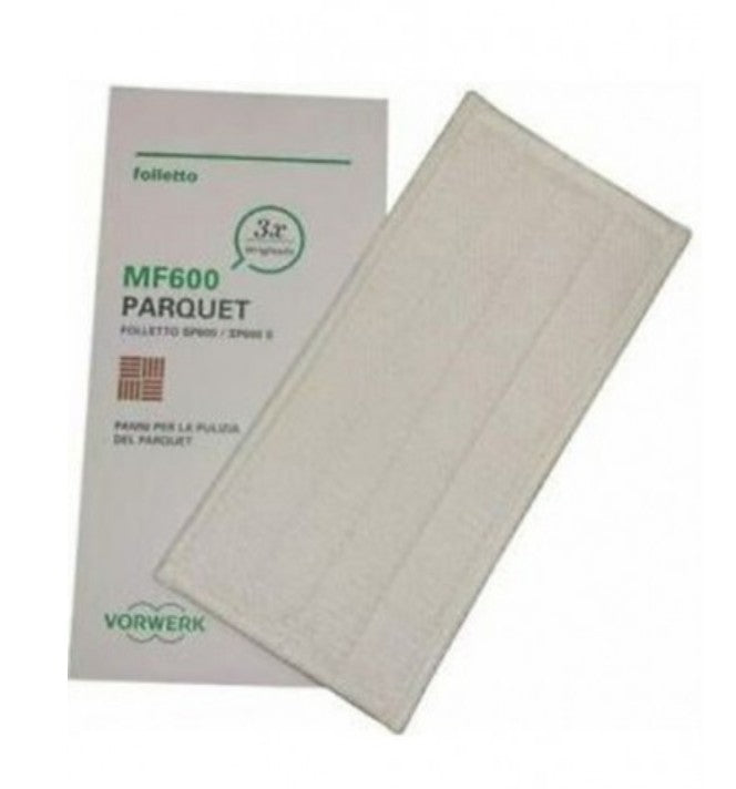 Panni per parquet 3 pezzi per pulilava SP600 SP600S SP7 originale vorwerk 01088
