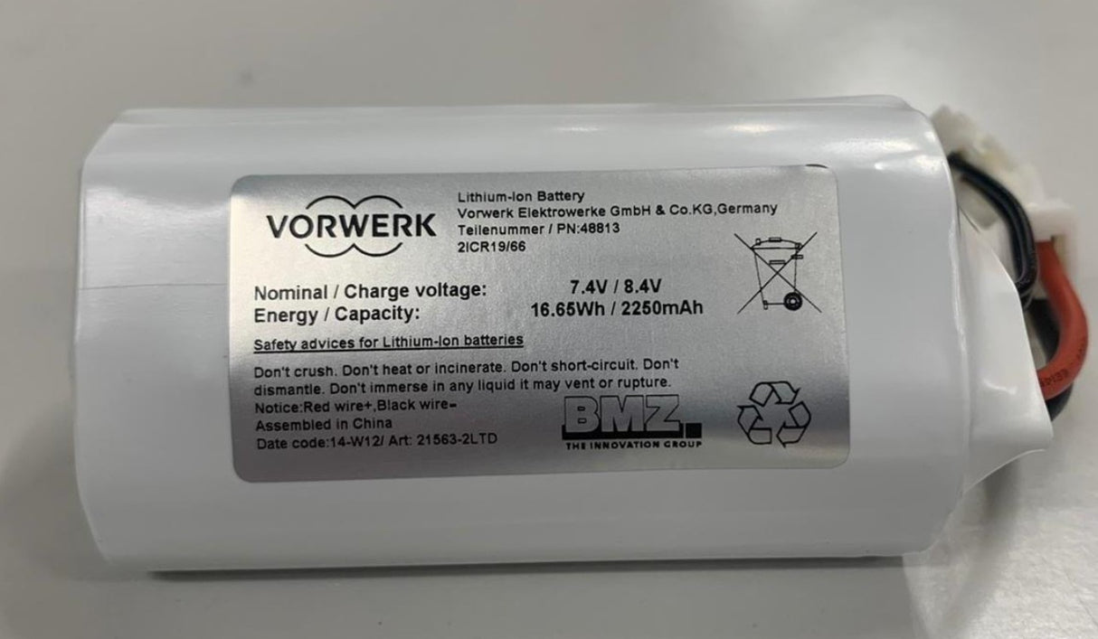 Confezione batteria per robot VG100 originale vorwerk 37194