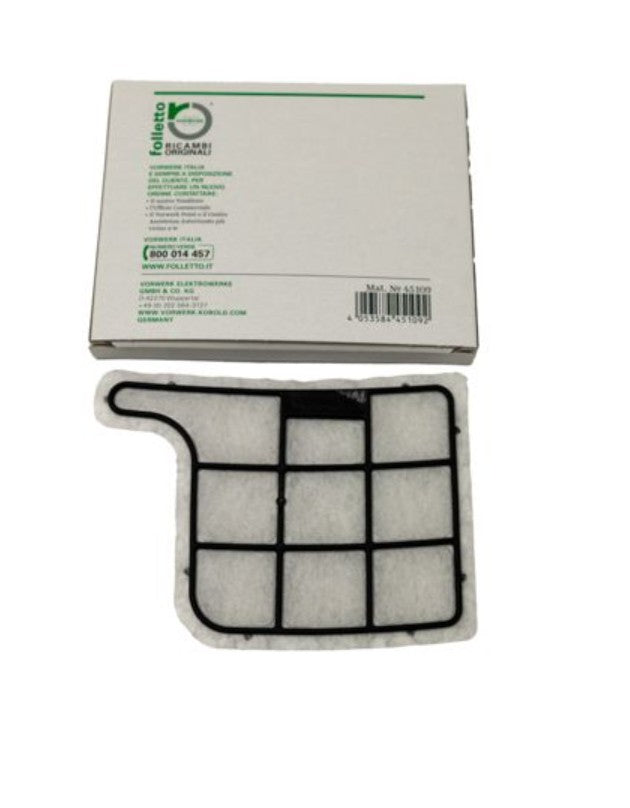 Griglia protezione filtro motore per VK135 VK136 originale vorwerk 45109