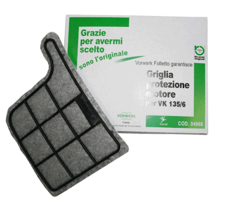 Griglia protezione filtro motore per VK135 VK136 originale vorwerk 45109