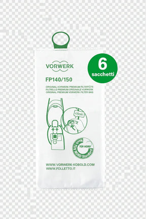 Sacchetti per VK140 VK150 originali Vorwerk 41432 - proricambi.it