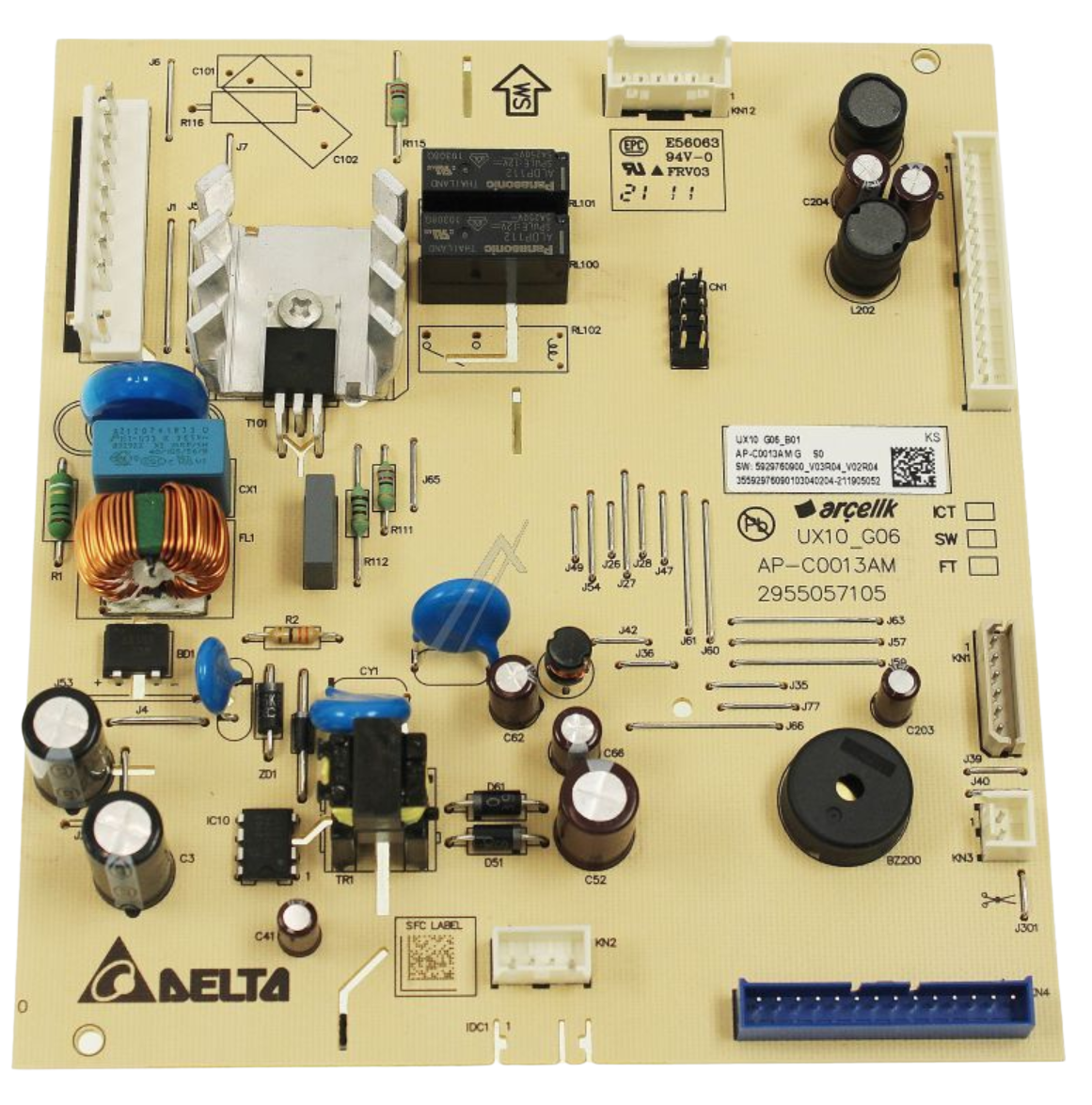 Module - Elektronische Baugruppen: 5929760900 Steuerplatine BEKO